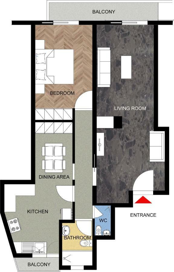 Tranquil Central Apt, Behind Athens Caravel Area Esterno foto