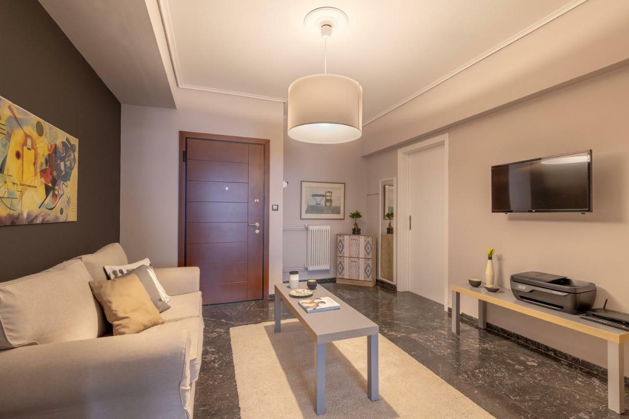 Tranquil Central Apt, Behind Athens Caravel Area Esterno foto